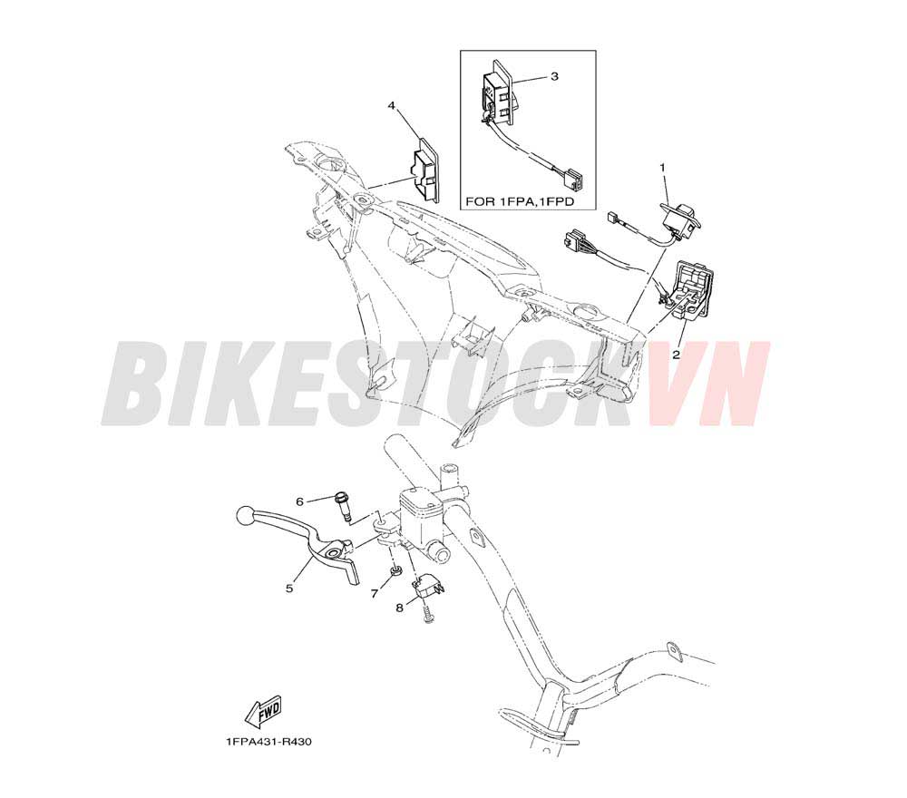 HANDLE SWITCH & LEVER (1FPA/D)