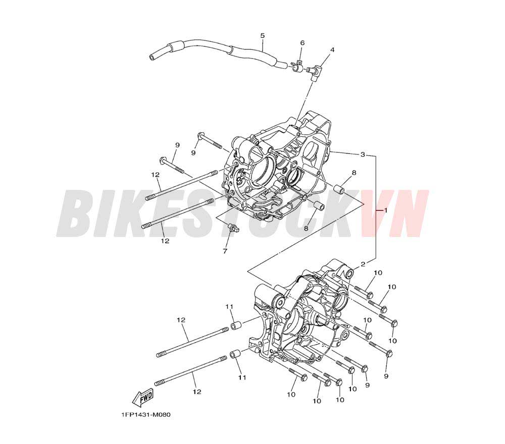 CRANKCASE (1FP51/3)