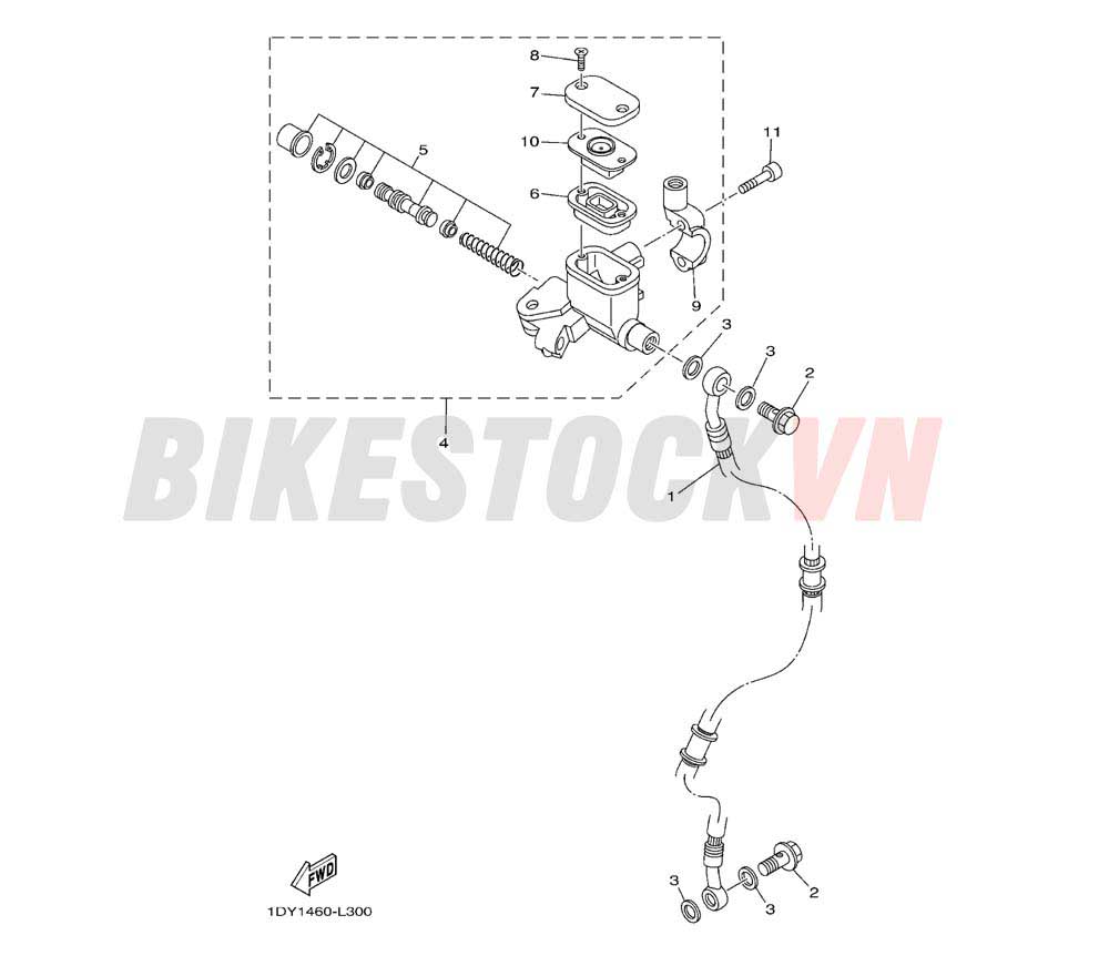 FRONT MASTER CYLINDER(1FP1/2)