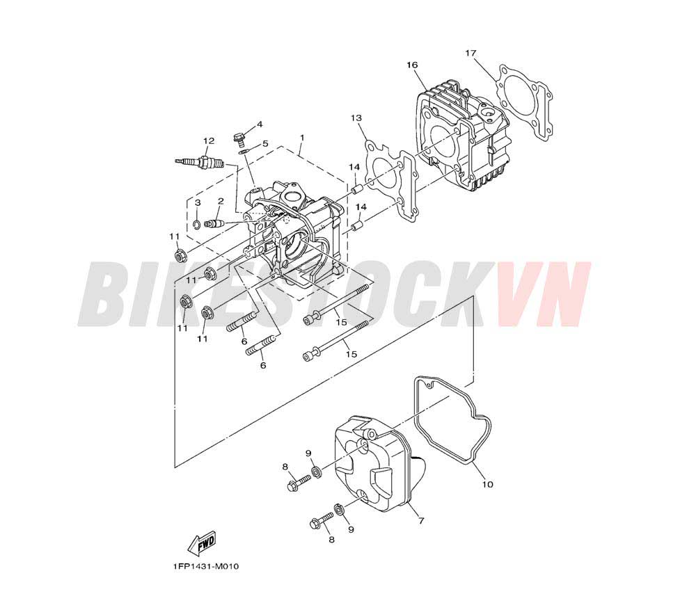 CYLINDER HEAD(1FP8/9/E/F)