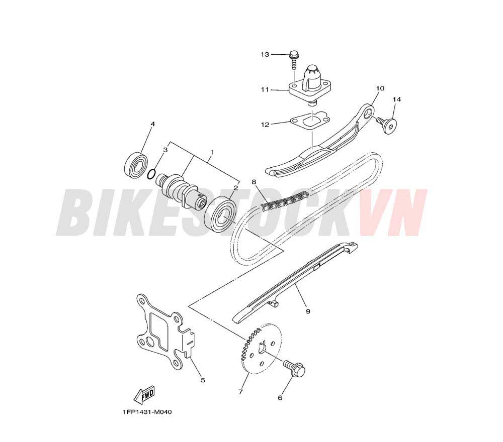 CAMSHAFT & CHAIN(1FP8/9/E/F)