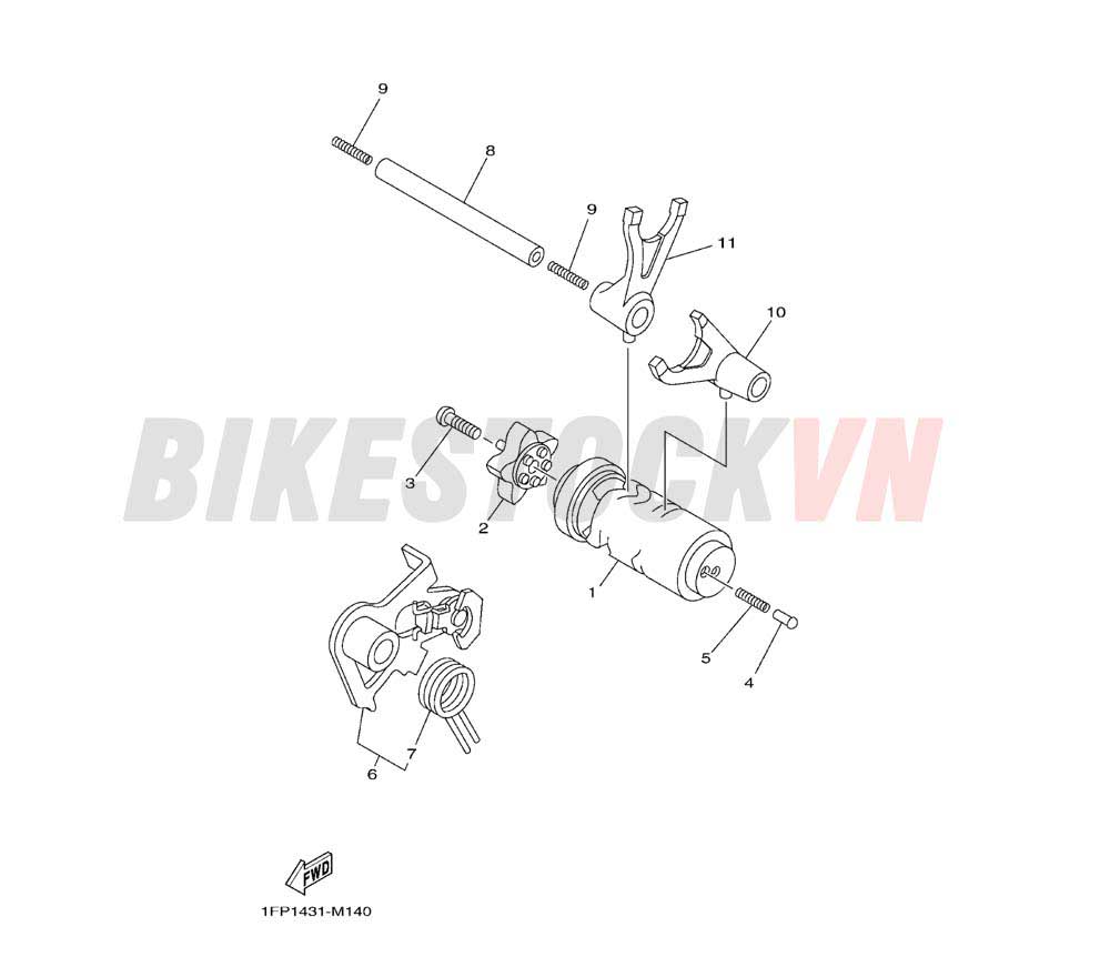 SHIFT CAM & FORK (1FP8/9/E/F)