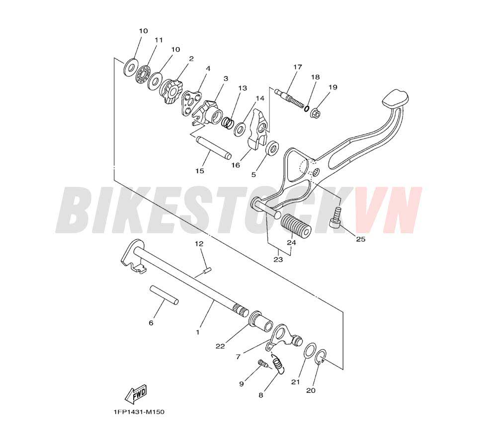 SHIFT SHAFT (1FP8/9/E/F)