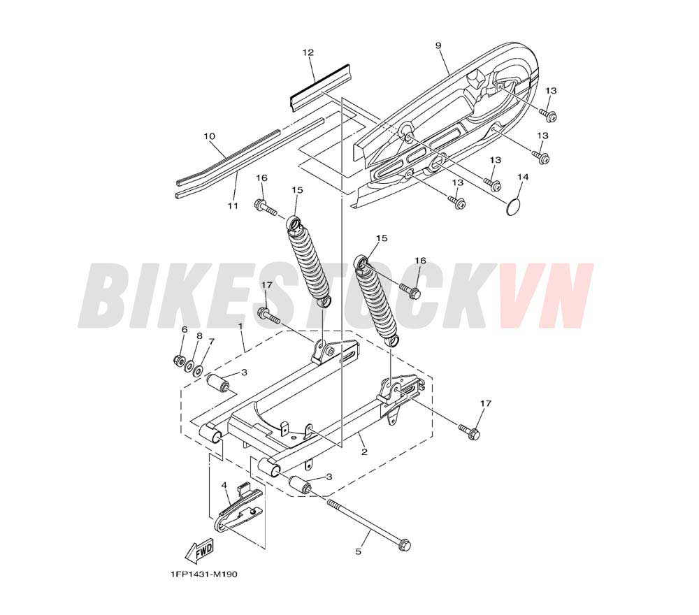 REAR ARM & SUSPENSION (1FP8/9/E/F)