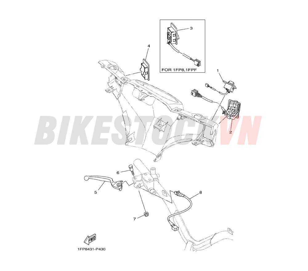 HANDLE SWITCH & LEVER (1FP8/F)