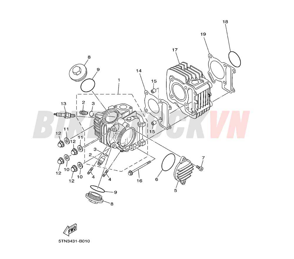 CYLINDER HEAD (50P1/S1/S2)