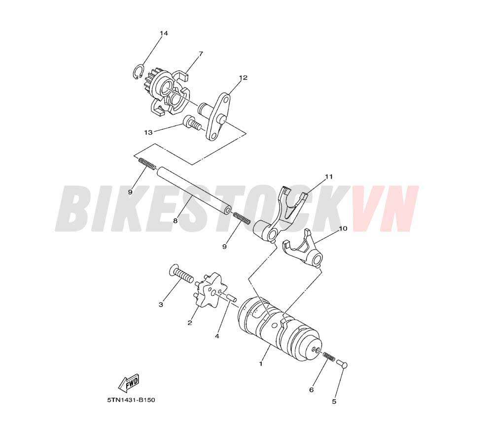 SHIFT CAM & FORK (50P1/S1/S2)