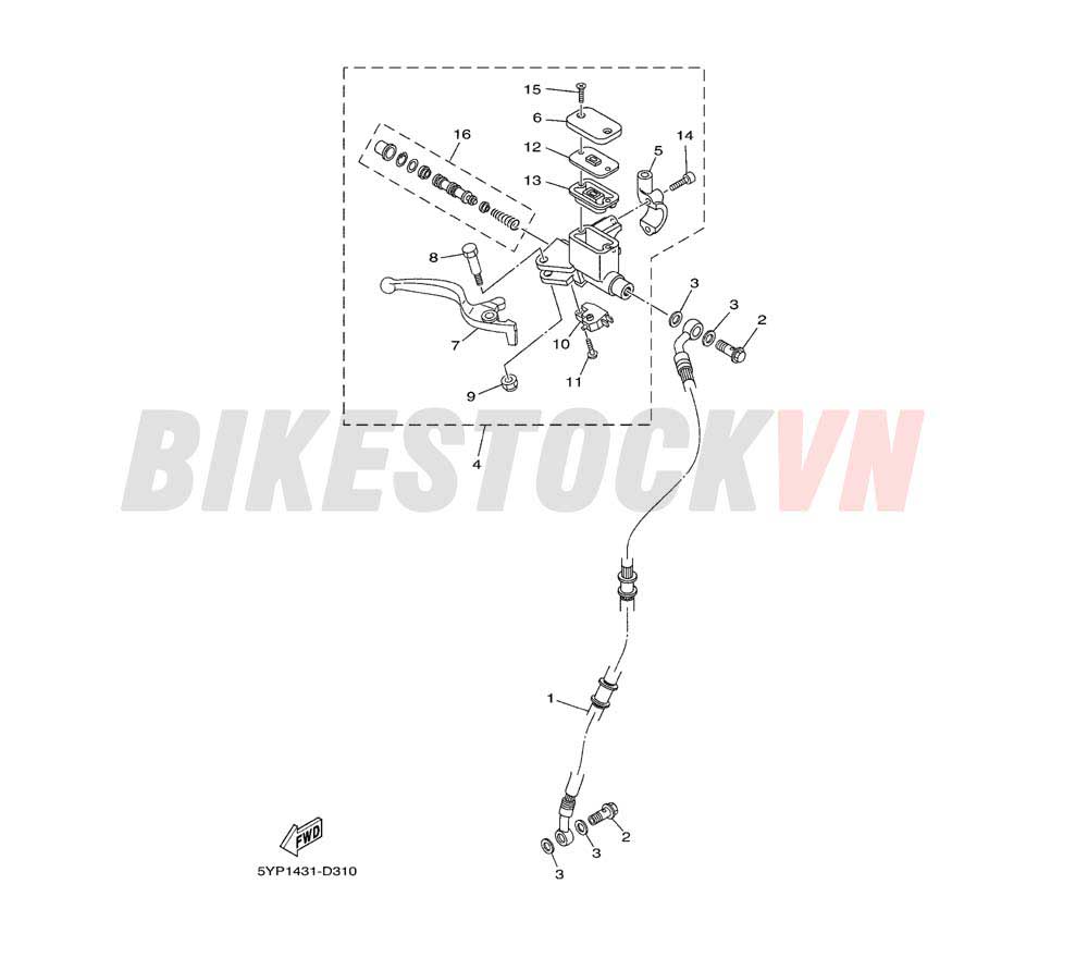 FRONT MASTER CYLINDER (50S1/S2)