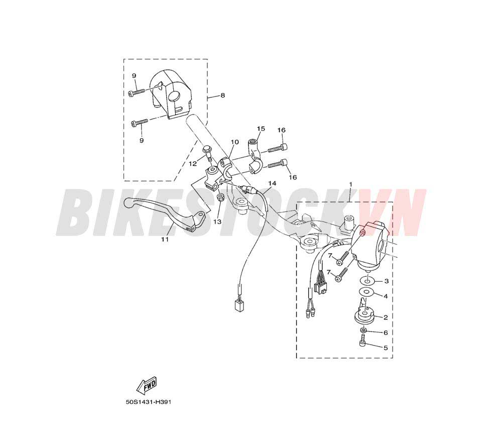 HANDLE SWITCH & LEVER(50P1)