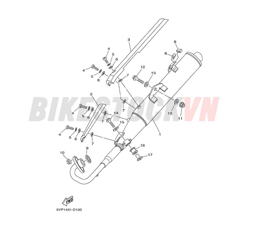 EXHAUST (2S48/49/5YP7/P8)