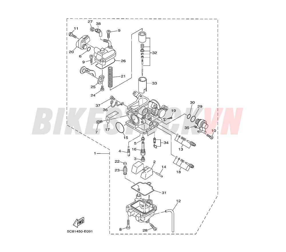 CARBURETOR (2S48/49)