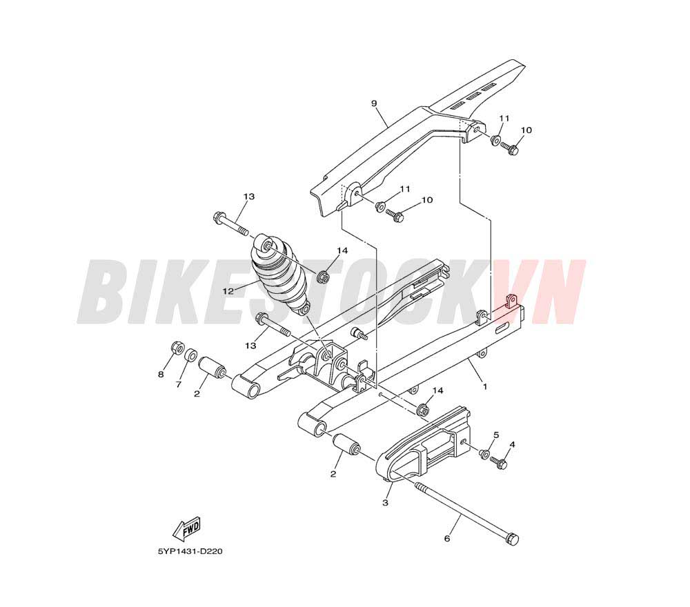 REAR ARM & SUSPENSION (2S48/49/5YP7/P8)