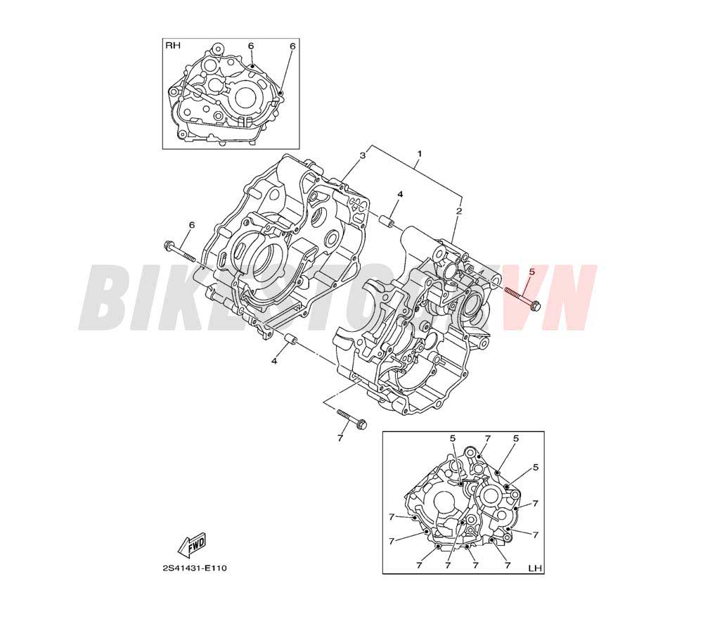 CRANKCASE (2S48/49)