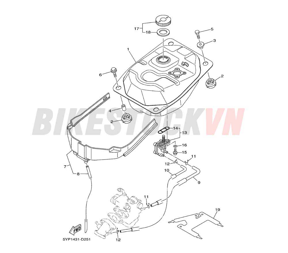 FUEL TANK (2S48/49/5YP7/P8)