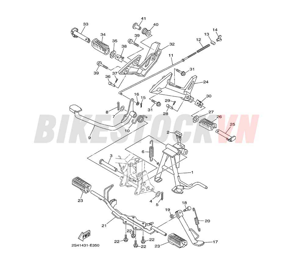 STAND & FOOTREST (2S48/49/5YP7/P8)