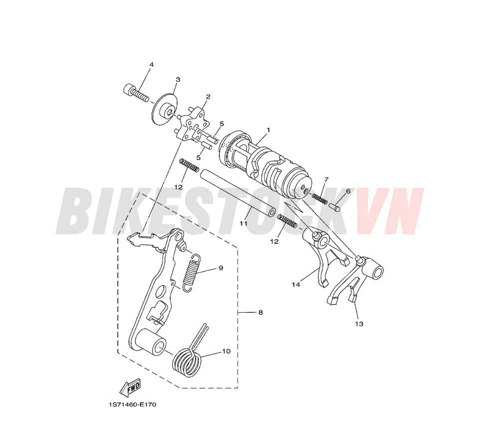 SHIFT CAM & FORK(2S48/49)