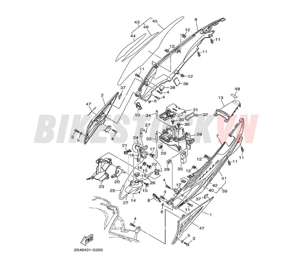 SIDE COVER (2S48/49/5YP7/8)