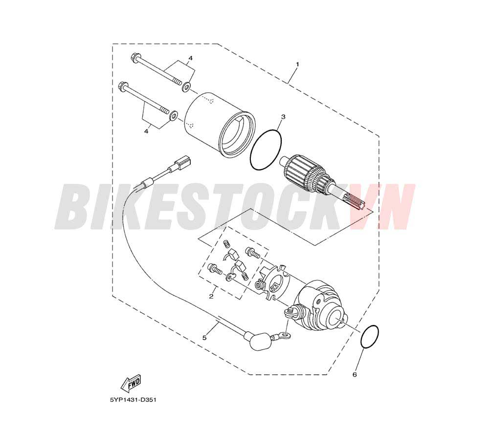 STARTING MOTOR(5YP7)