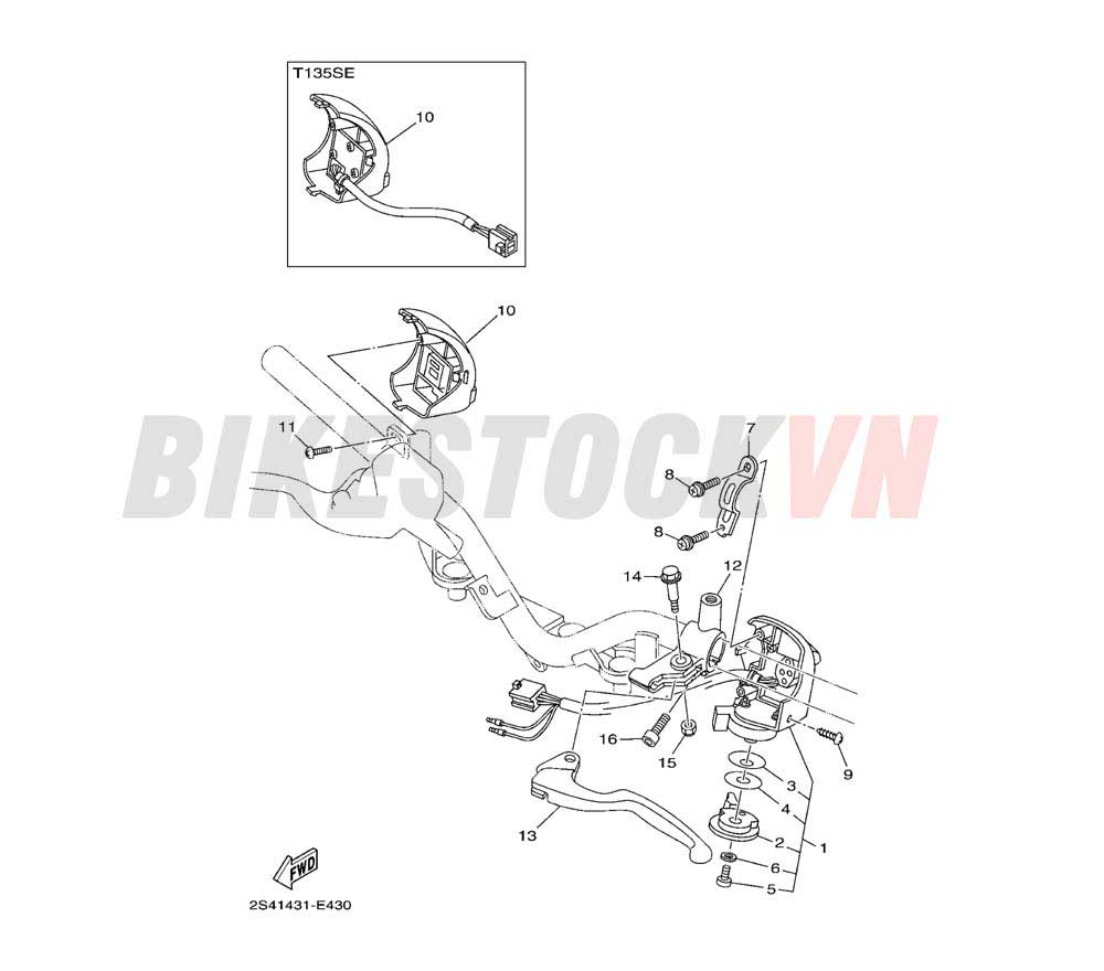 HANDLE SWITCH & LEVER(2S48/49)