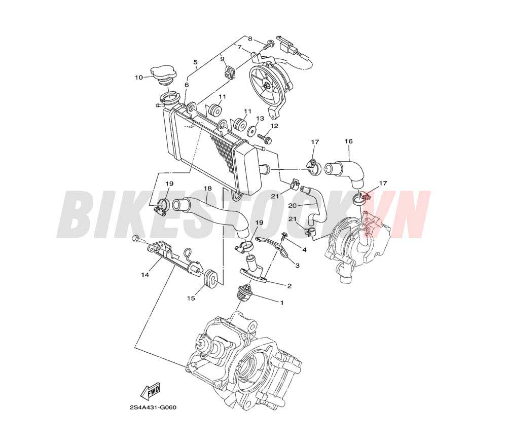 RADIATOR & HOSE (2S4C/D/5YP9/A)