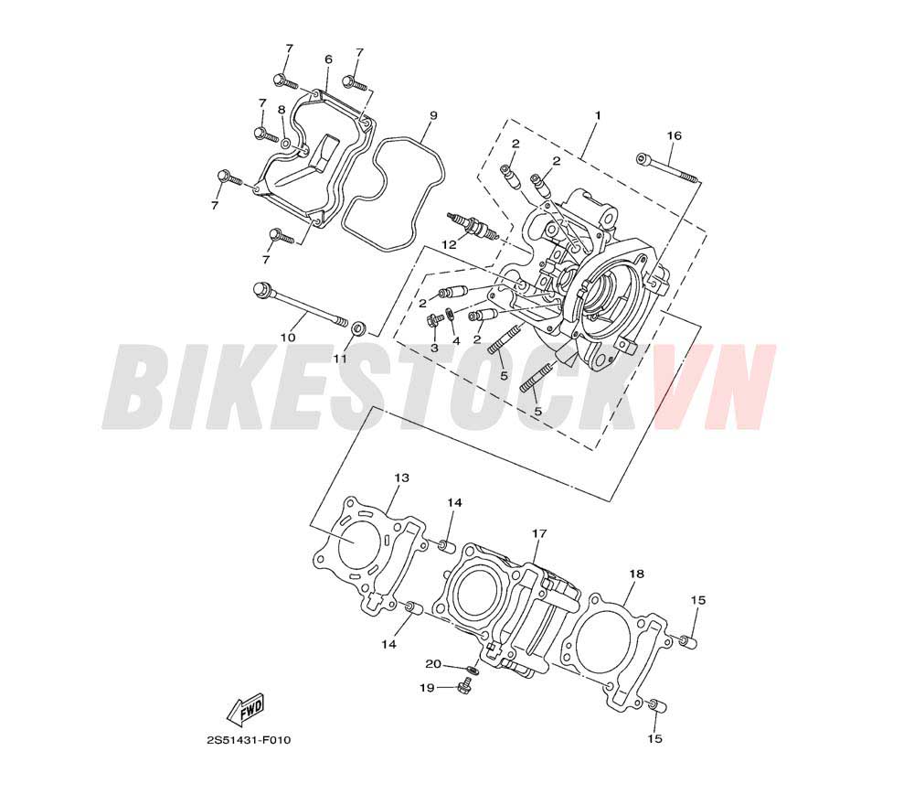 CYLINDER HEAD(2S57/8)