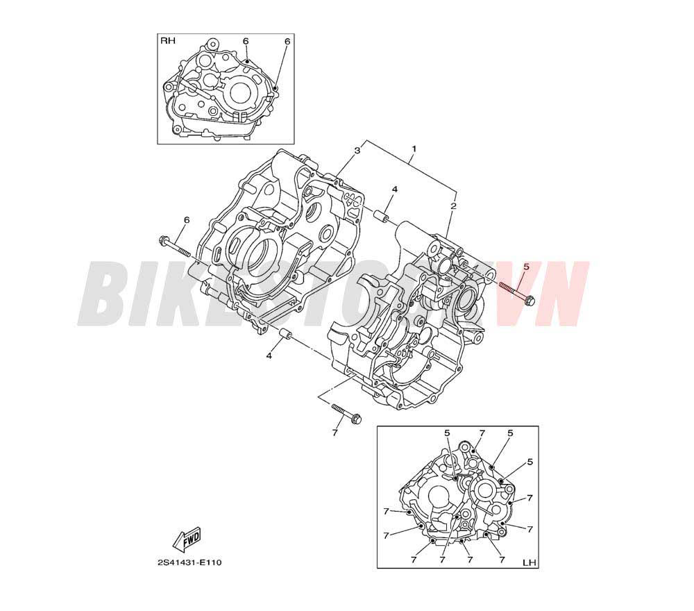 CRANKCASE (2S57/8)