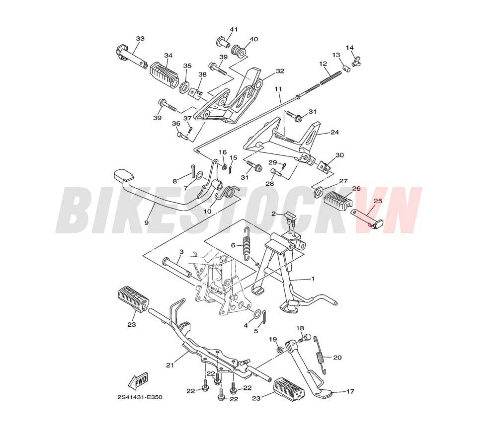 STAND & FOOTREST (2S57/8)