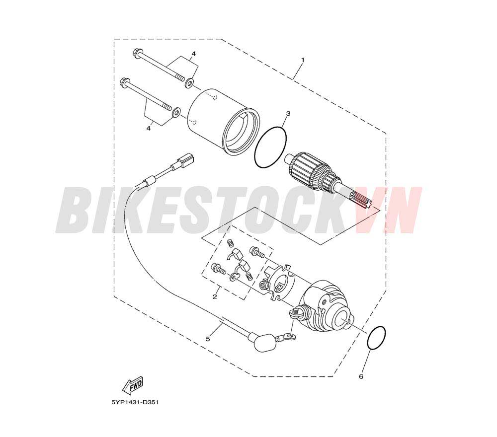 STARTING MOTOR (2S57/8)