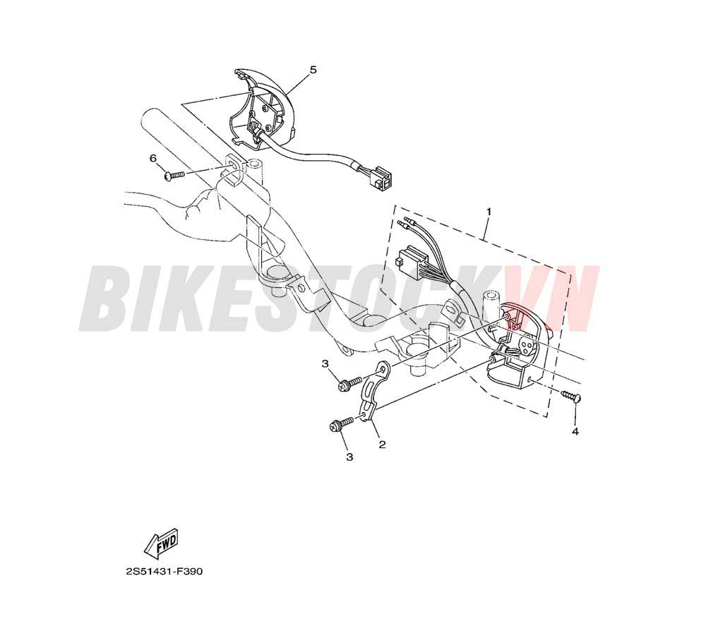 HANDLE SWITCH & LEVER (2S57/8)