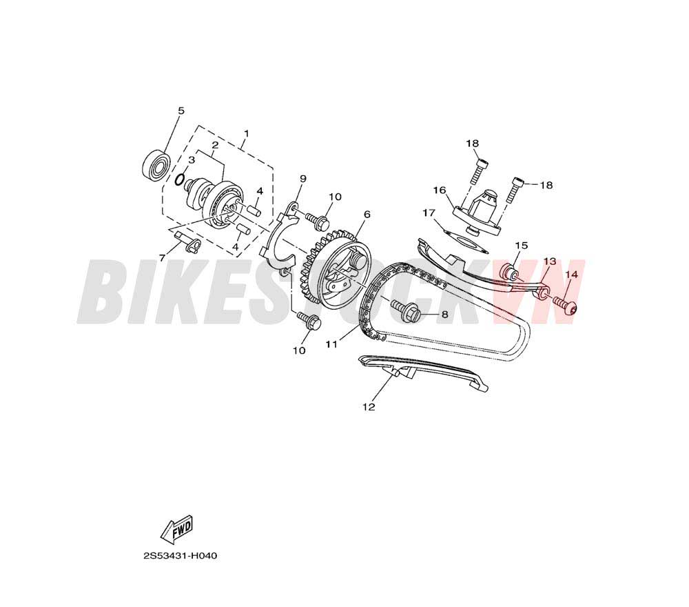 CAMSHAFT & CHAIN(2S53/54)