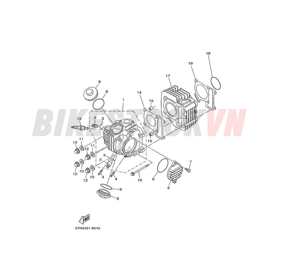 CYLINDER HEAD(2P0A/0B/15)