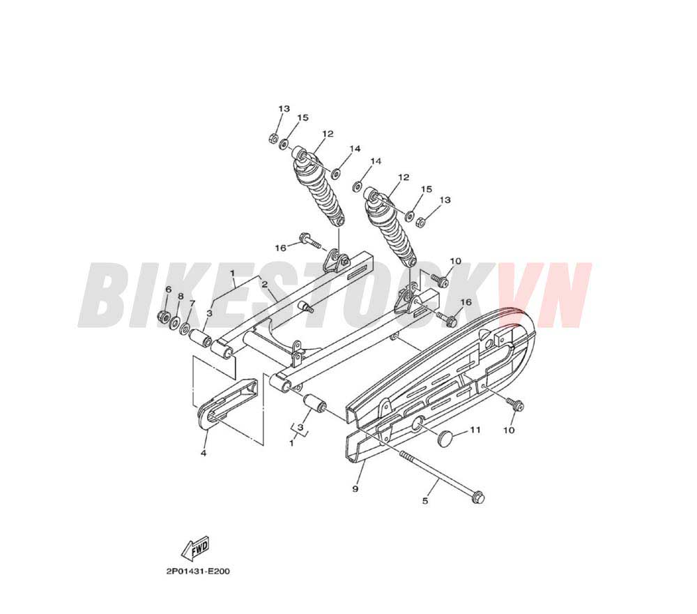 REAR ARM & SUSPENSION(2P08/09/14)