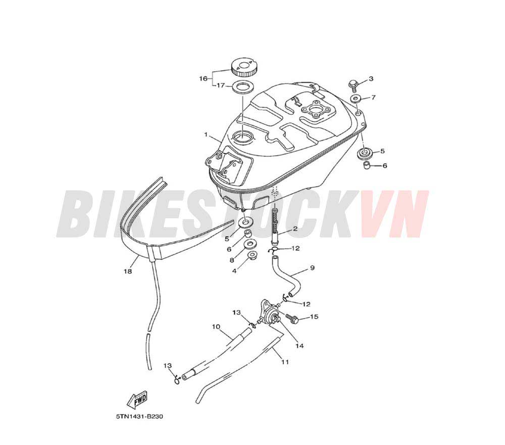 FUEL TANK(2P0A/0B/15)