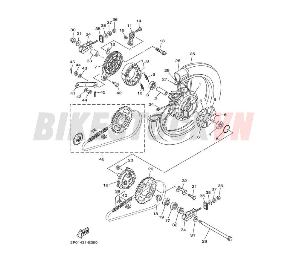 REAR WHEEL(2P0A/0B/15)