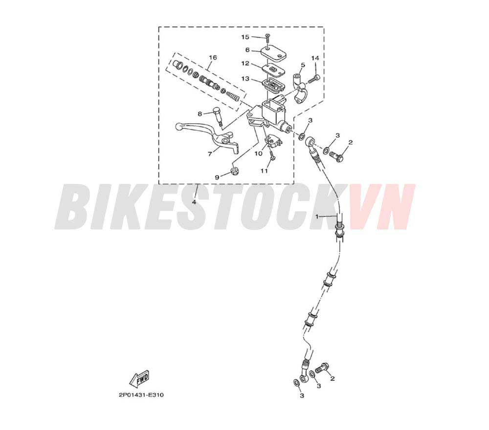 FRONT MASTER CYLINDER(2P0A/0B)