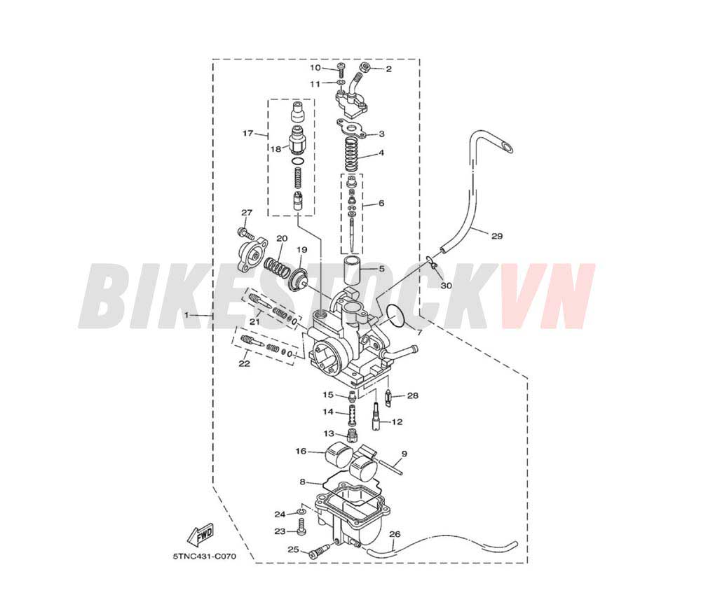 CARBURETOR (2P08/09/14)