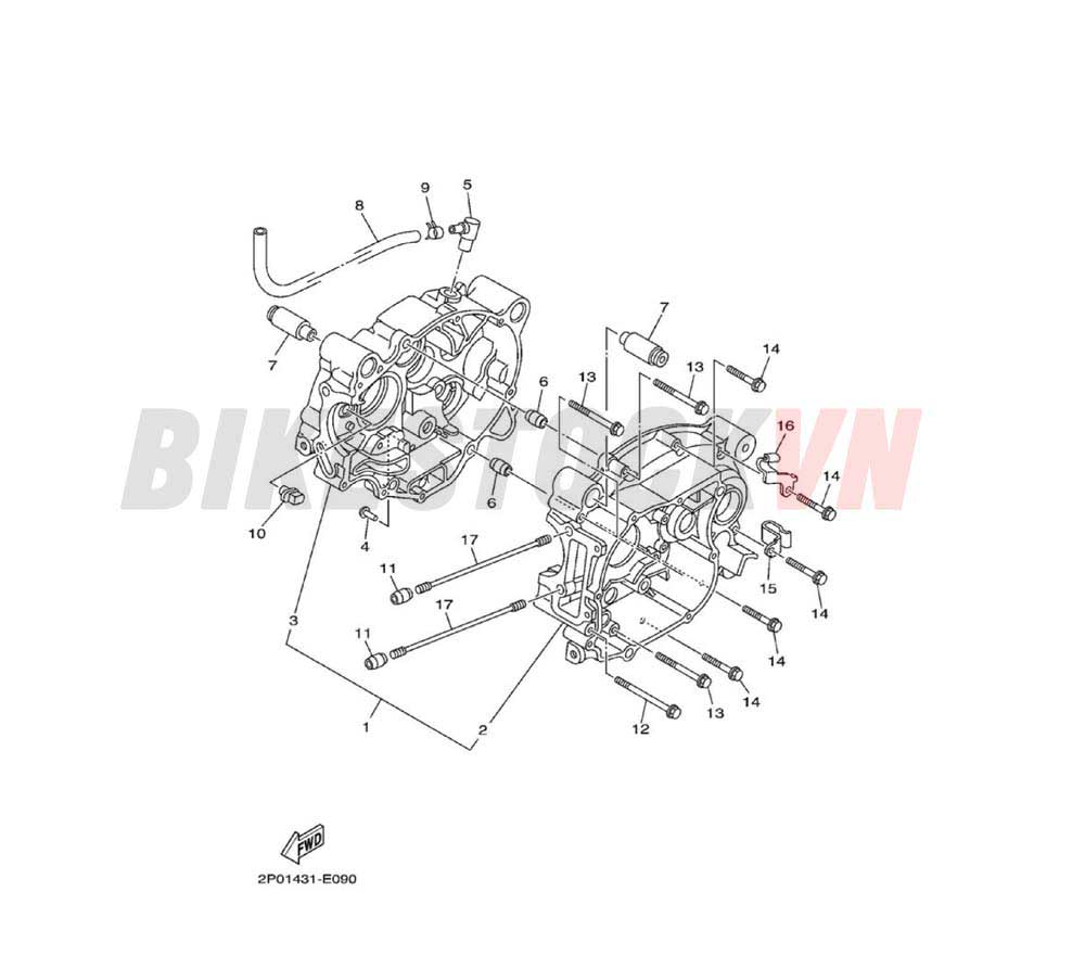 CRANKCASE (2P08/14)