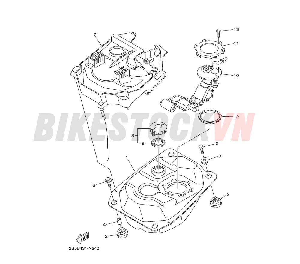 FUEL TANK (2S5B/C)