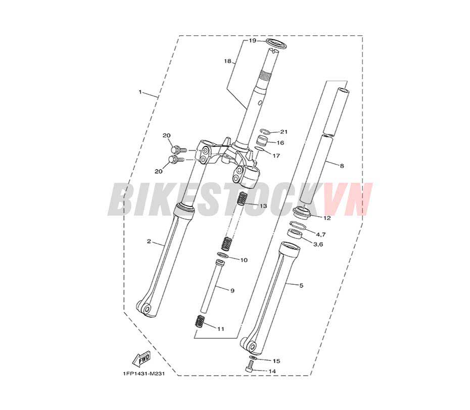 FIG-23_CỤM GIẢM XÓC TRƯỚC THẮNG ĐÙM