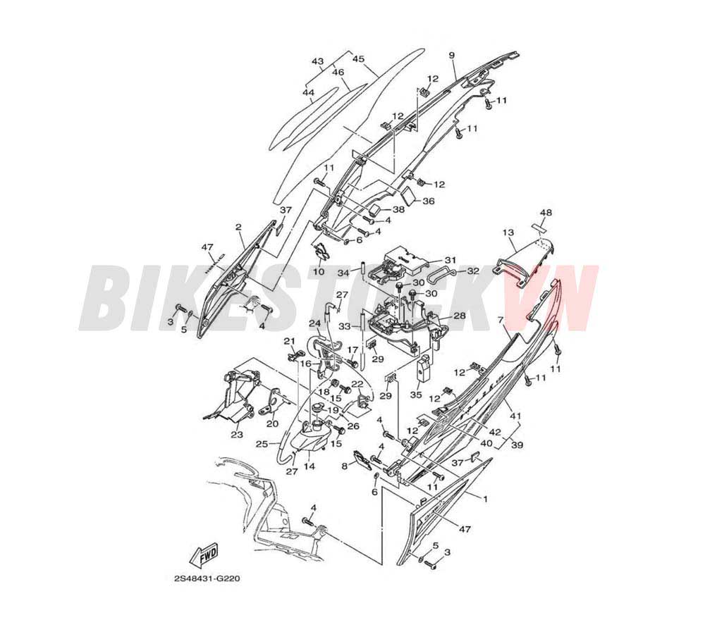 SIDE COVER(2S4A/4B)