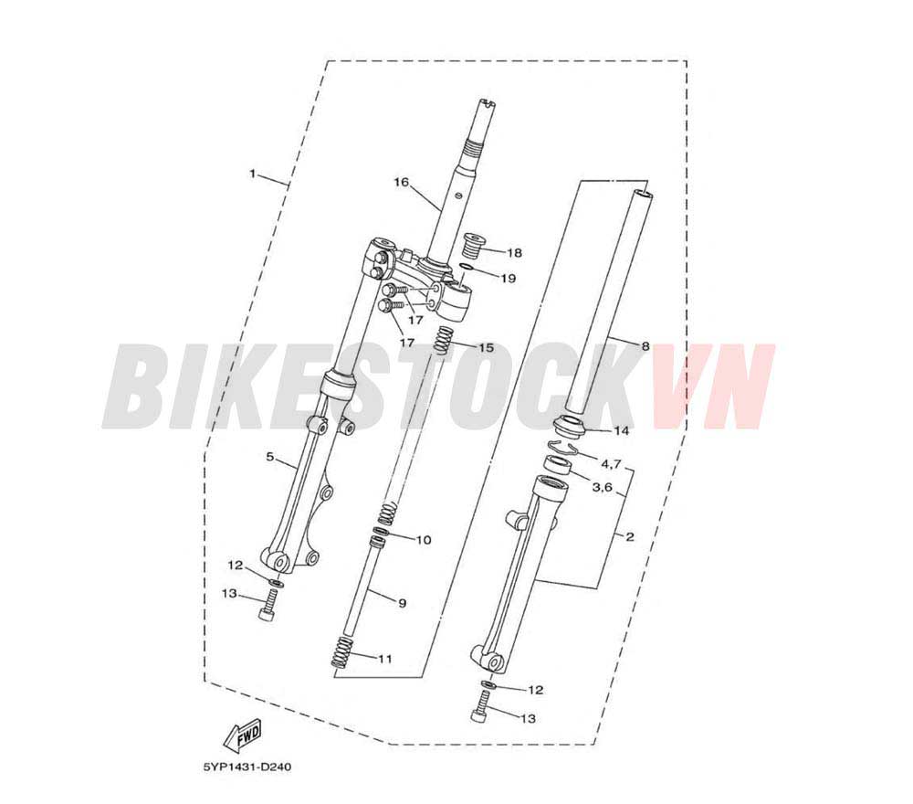 FRONT FORK(2S4A/4B)