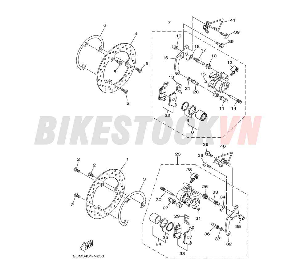 FRONT BRAKE CALIPER