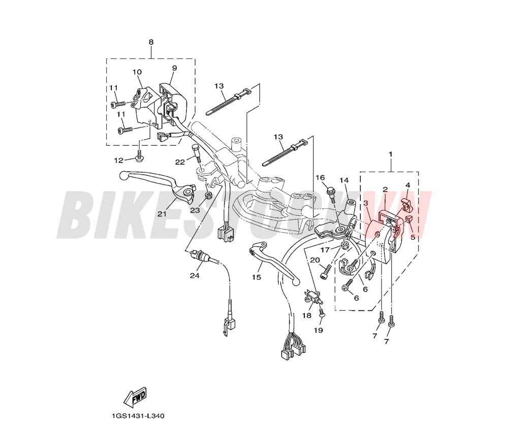 SWITCH & LEVER FOR DISK BRAKE