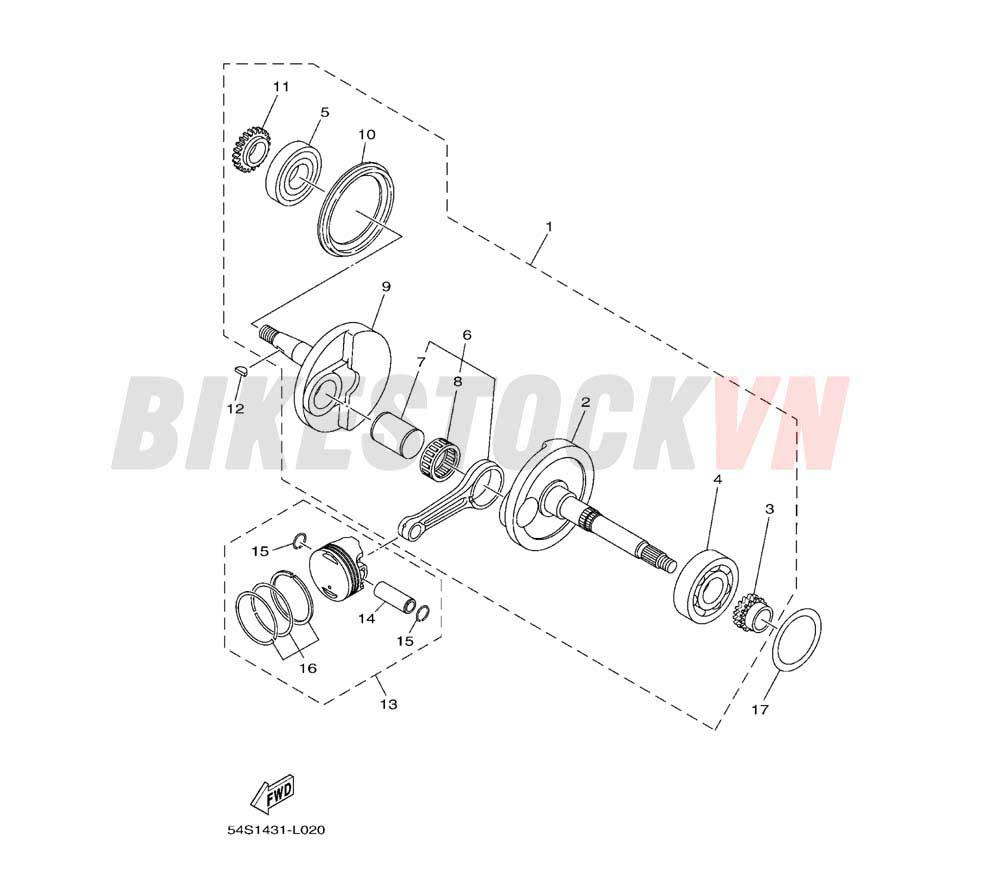 CRANKSHAFT & PISTON