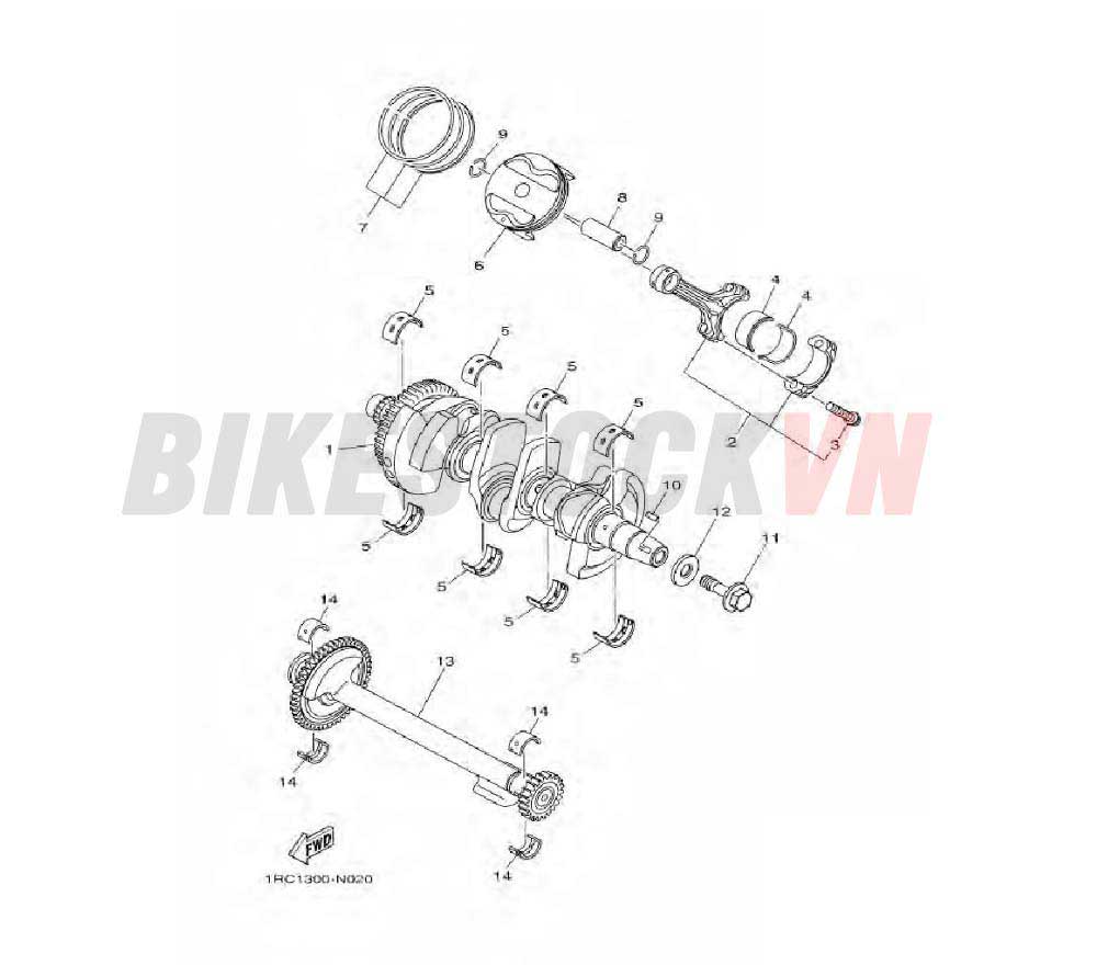 CRANKSHAFT & PISTON