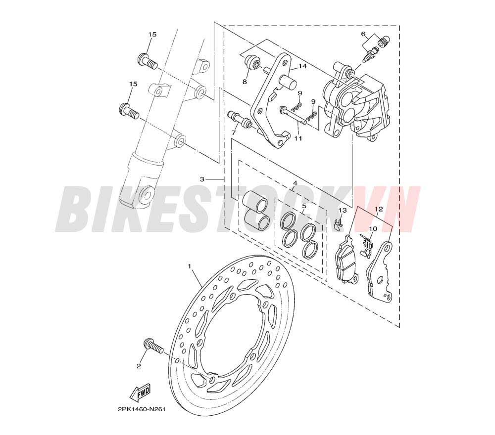 FRONT BRAKE CALIPER