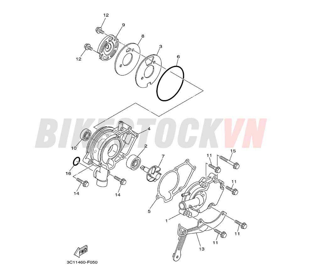 WATER PUMP (2PL2/2PL3)