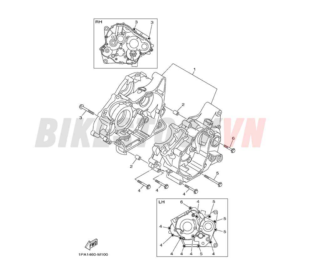 CRANKCASE (2PL2/2PL3)