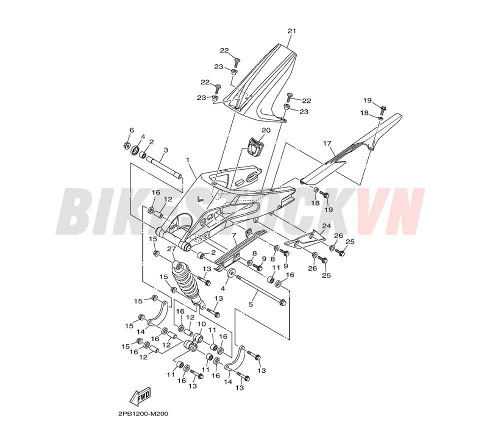 REAR ARM & SUSPENSION (2PL2/2PL3)