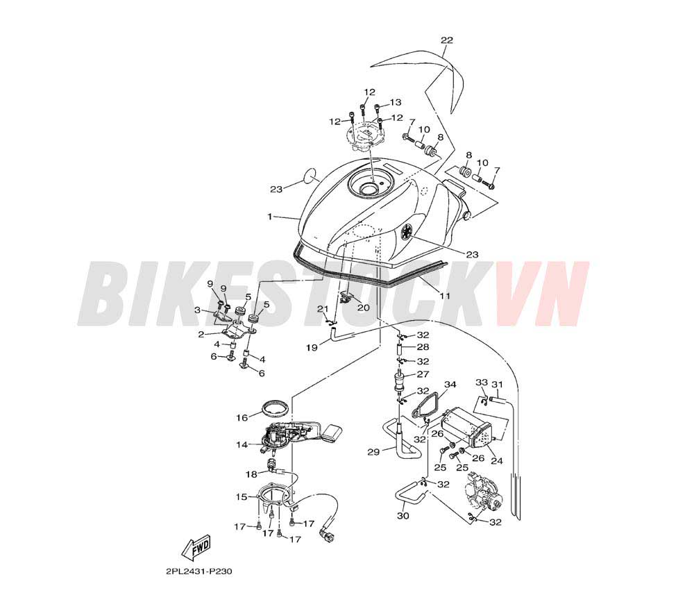 FUEL TANK (2PL2)